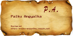 Palku Angyalka névjegykártya